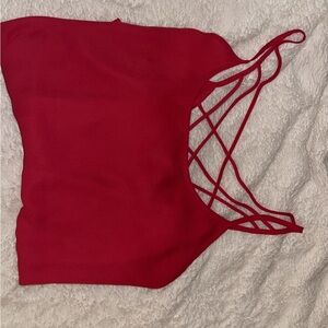Primark Red Strappy Blouse